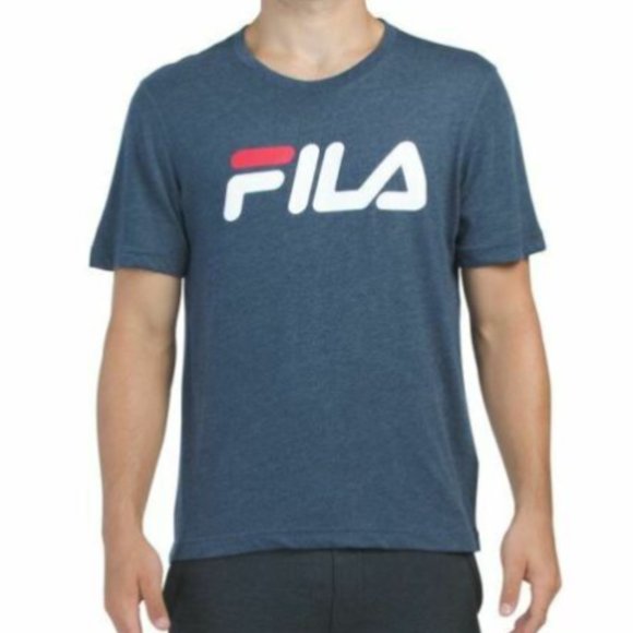 FILA BRAND LOGO T-SHIRT - BOLD DARK NAVY - Picture 1 of 3